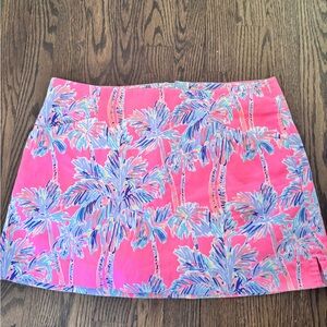 Lilly Pulitzer Palm Tree Skort Women Size 8